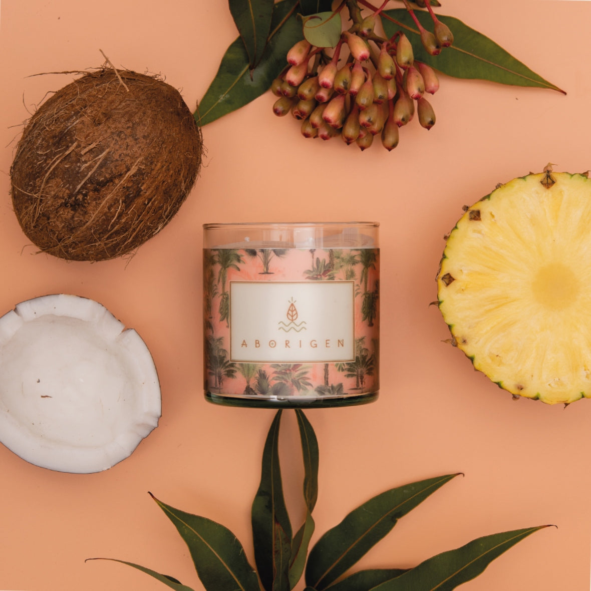 Vela Grande Coco Piña