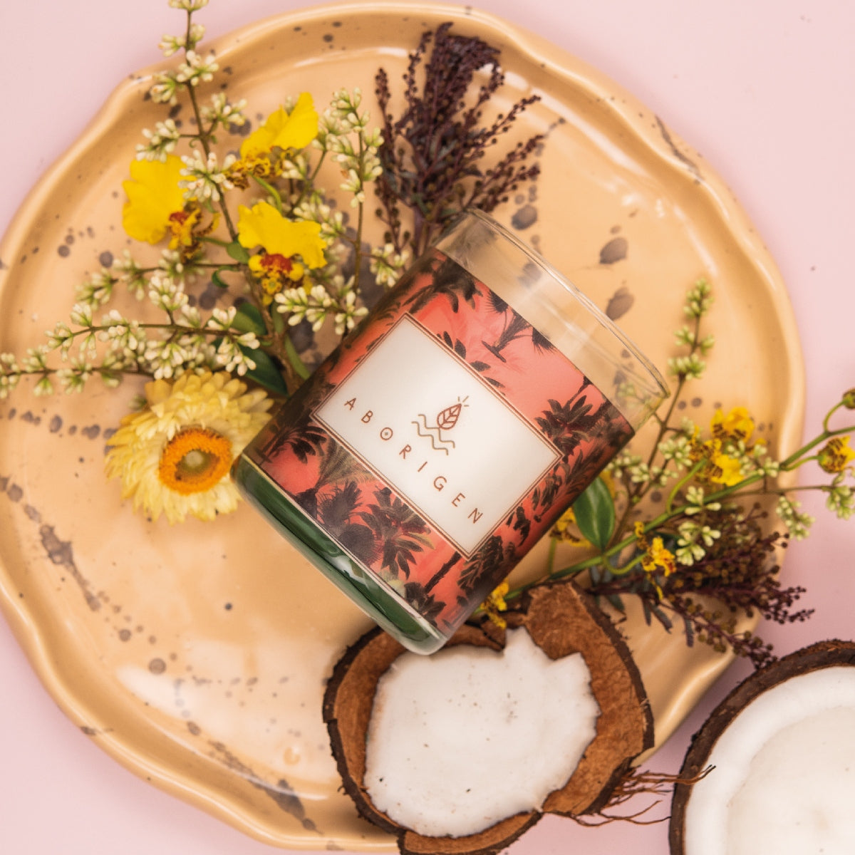 Vela Mediana Coco Piña