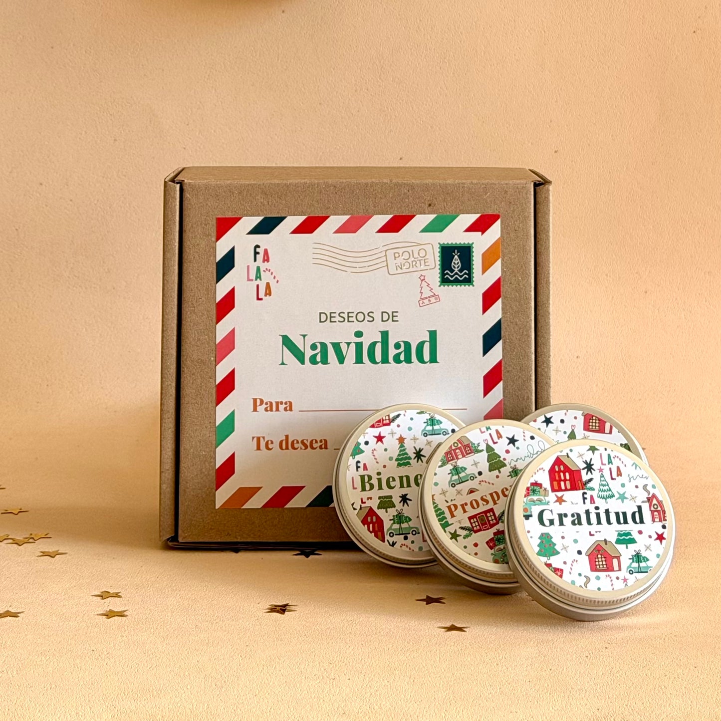 Set x 4 Mini Velas - Deseos de Navidad