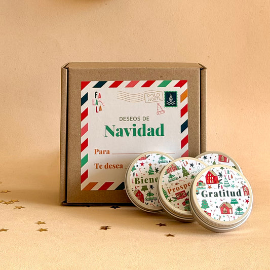 Set x 4 Mini Velas - Deseos de Navidad
